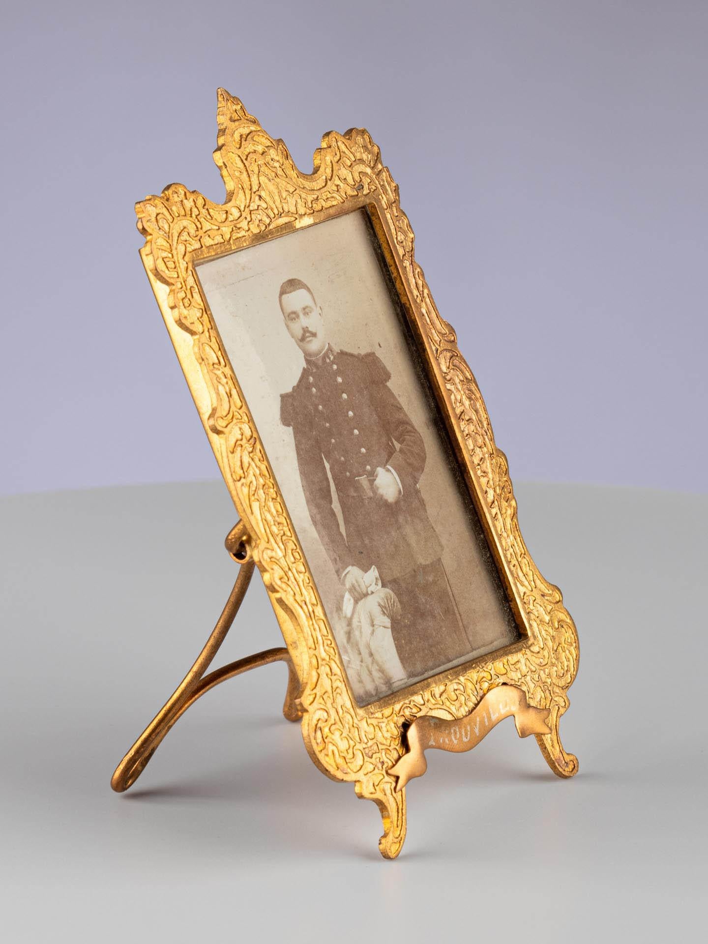 Brass Antique Picture Frame 