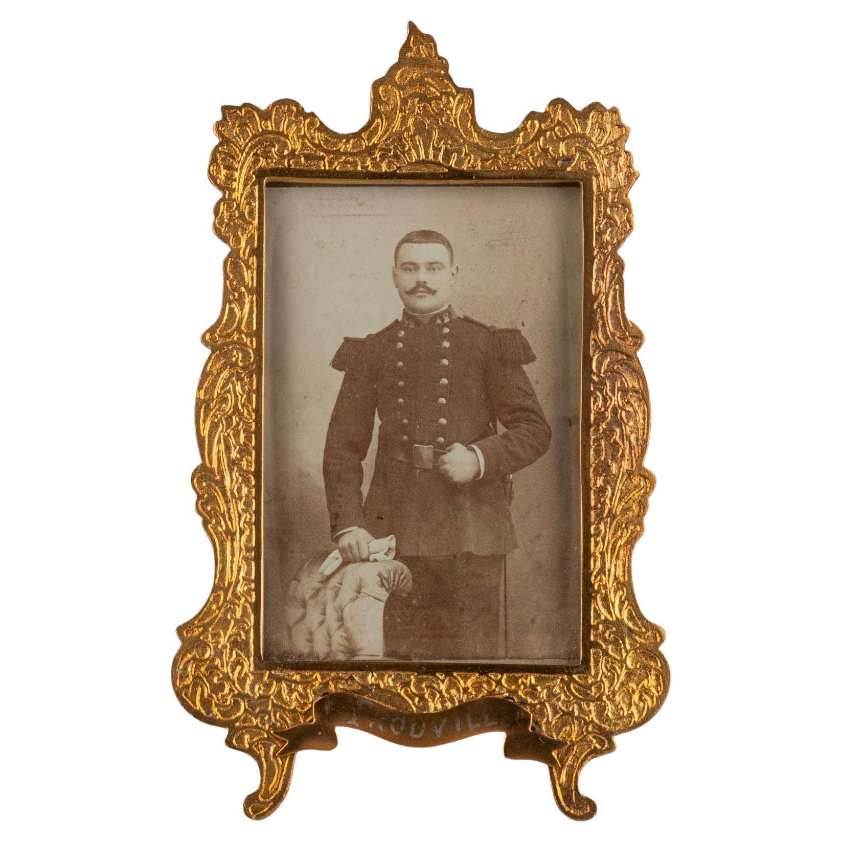 Antique Picture Frame "Trouville", Circa 1880, 6 x 9 cm