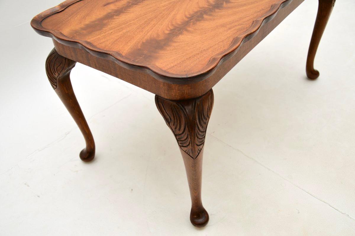 Mid-20th Century Antique Pie Crust Coffee Table