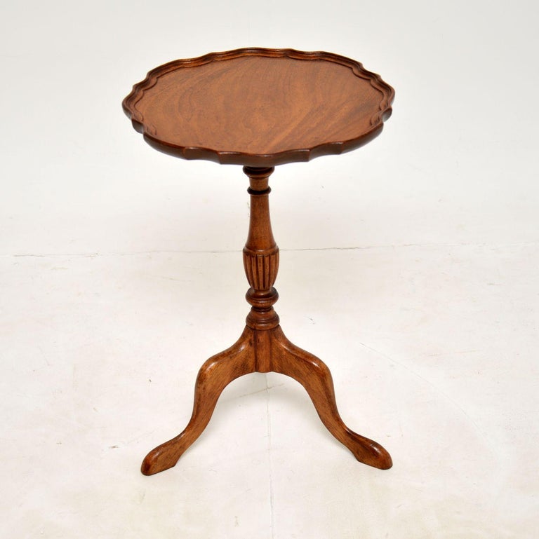 Antique Pie Crust Wine Table at 1stDibs