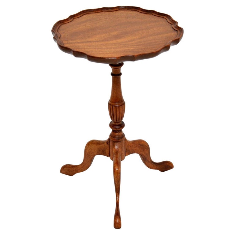 Antique Pie Crust Wine Table at 1stDibs