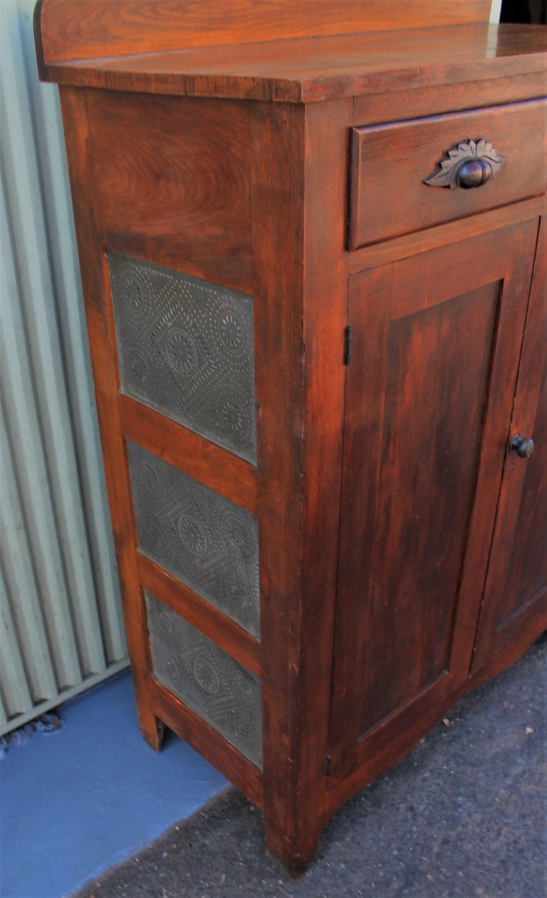 Antique Pie Safe Or Jelly Cupboard Combo For Sale At 1stdibs