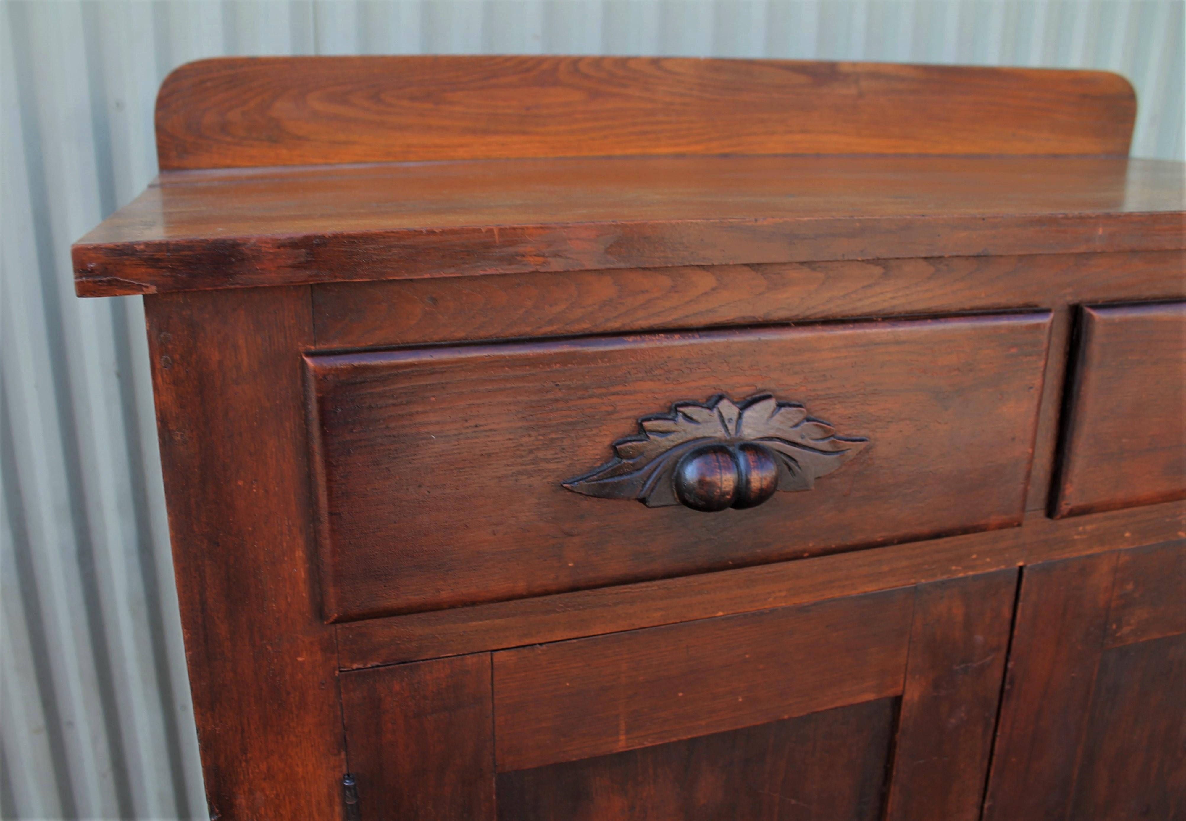 Country Antique Pie Safe or Jelly Cupboard Combo For Sale