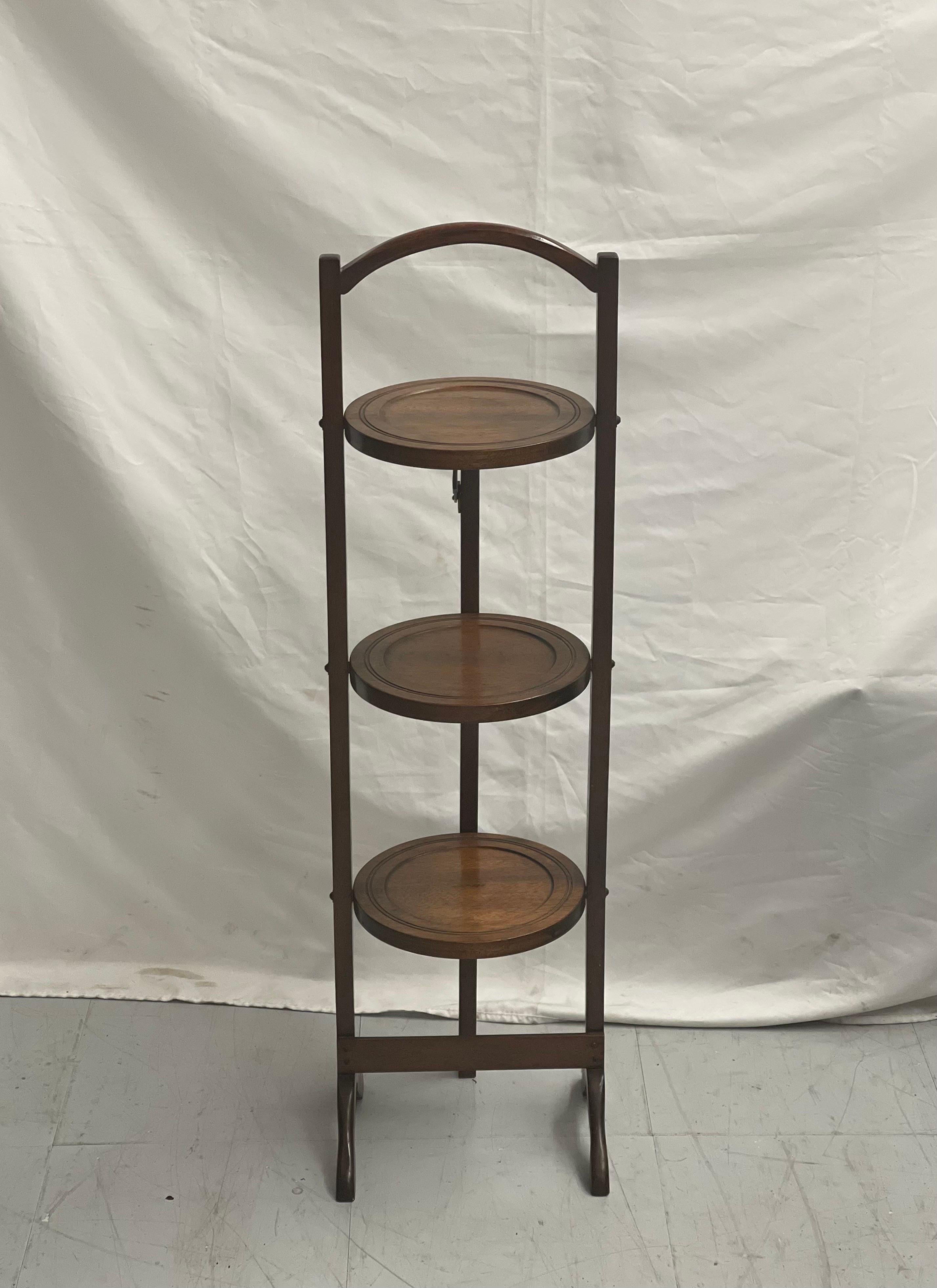 antique pie stand