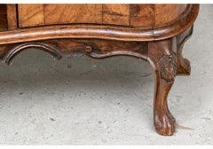 Antique Pieced Figured Olive Wood Cabinet