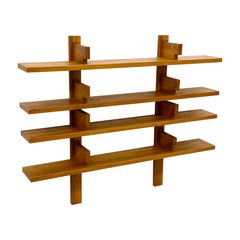 Libreria antica Pierre Chapo 'B17B' in olmo massiccio Francia