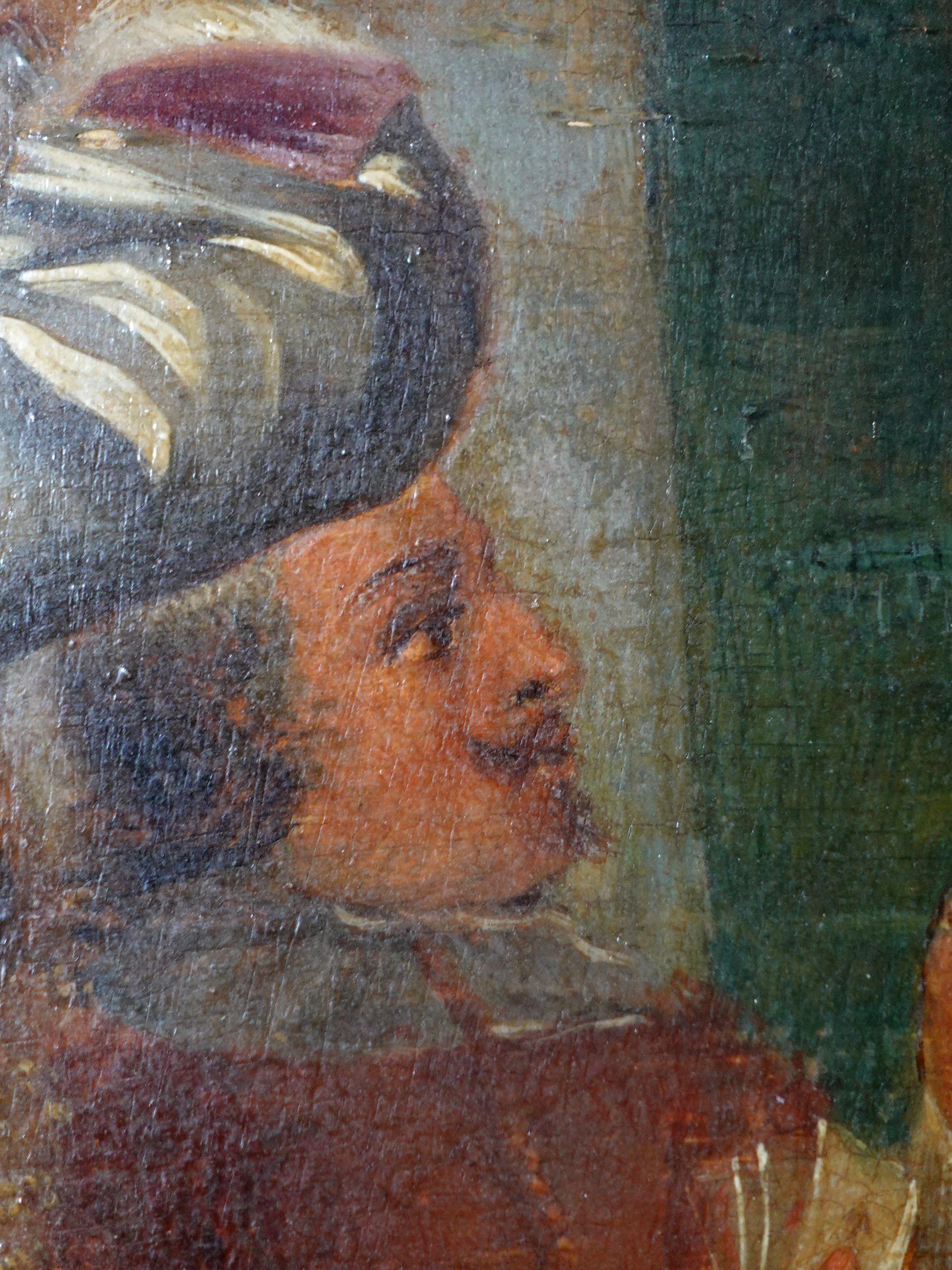 Antiquité Pieter Jacobsz Codde Peinture à l'huile sur carton, hollandaise, 17e s. en vente 5