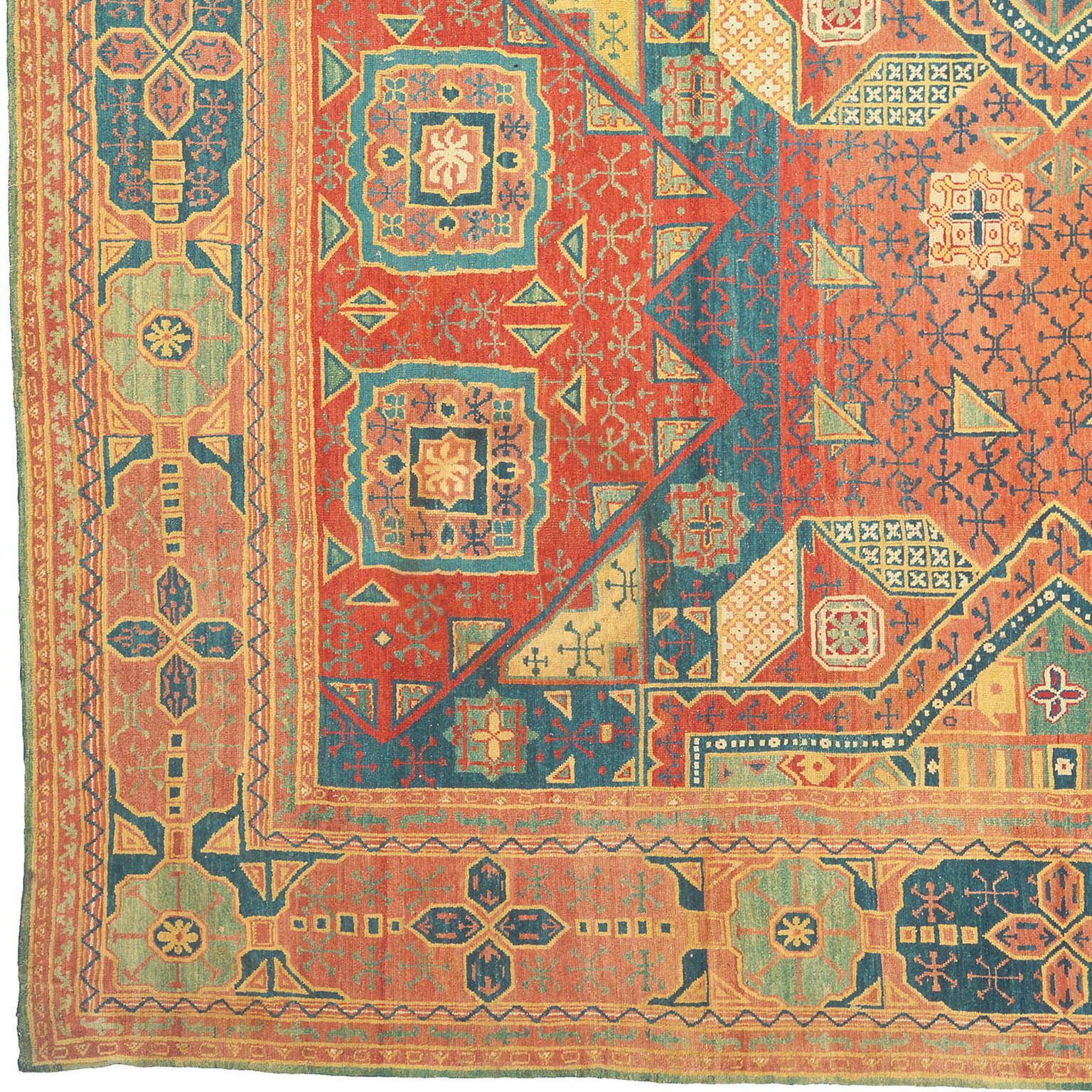 Antique Pile Aubusson rug
France, circa 1746-1762
Provenance: William & Babe Paley.
handwoven