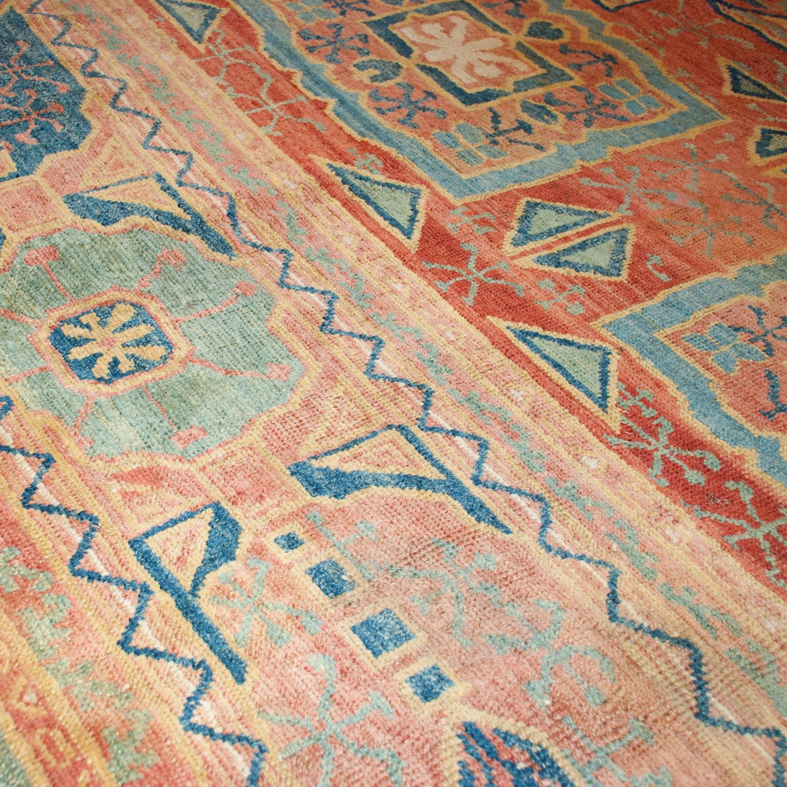 Französischer Aubusson-Teppich mit antikem Flor (Wolle) im Angebot