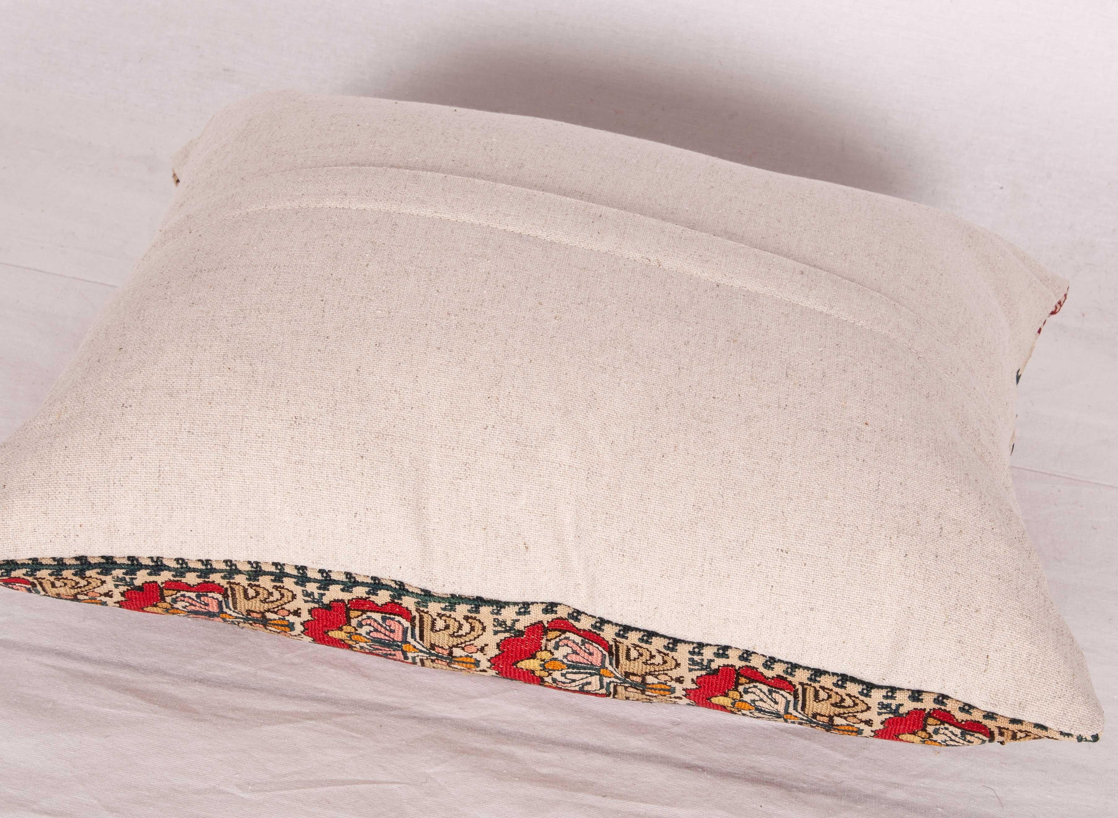 Embroidered Antique Pillow Case Fashioned From an Ottoman Greek Embroidery, 19th Century
