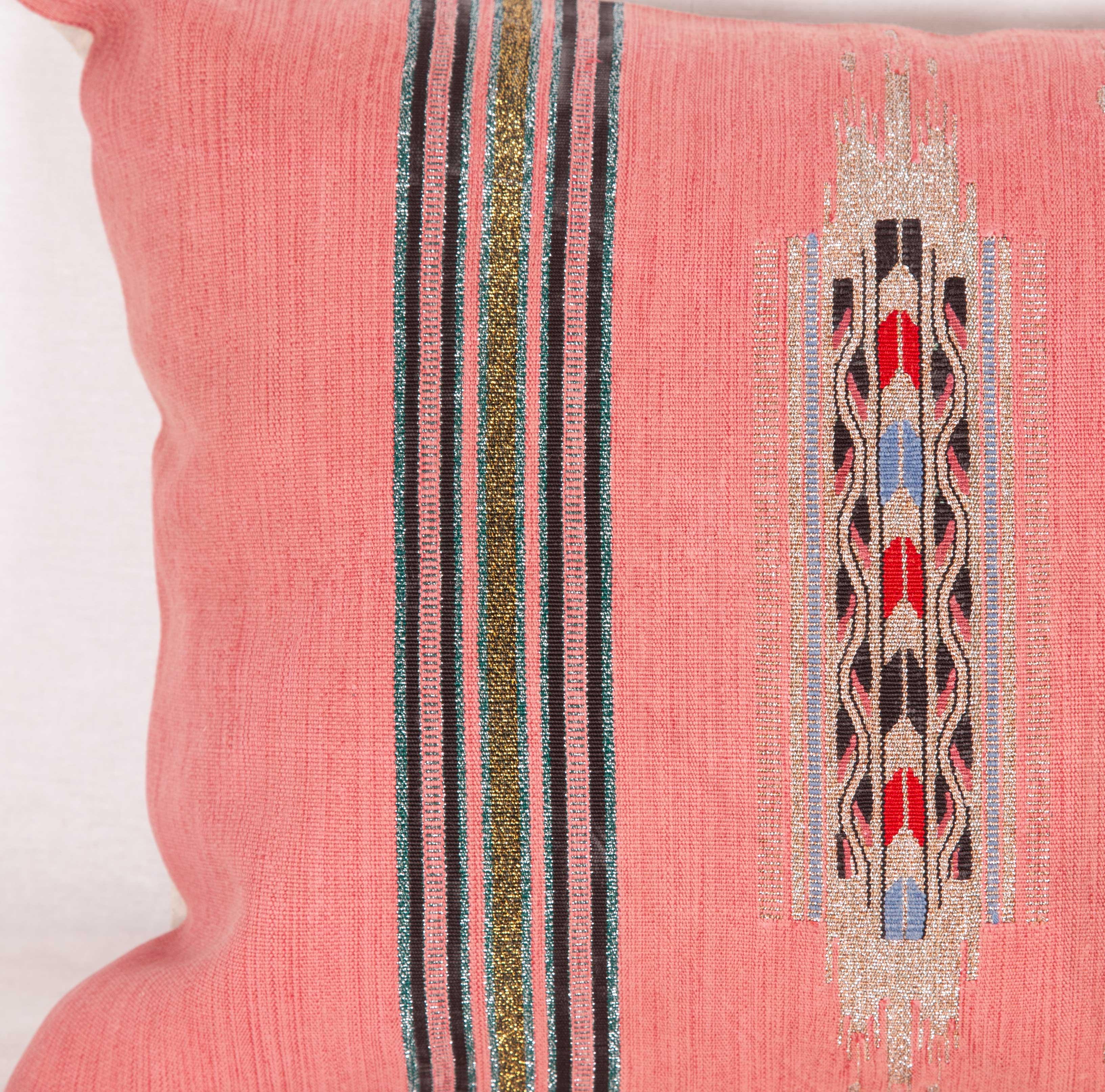 Lebanese Antique Pillow Case Fashioned from an Early 20th Century Tapestry from Lebonon