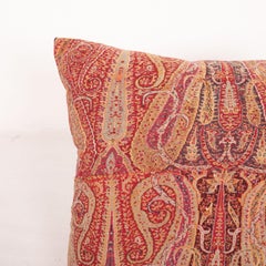Antique Pillow Case Made from a 1840 Kashmir Shawl