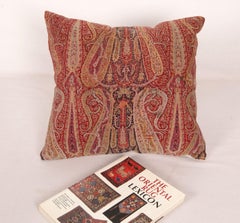 Antique Pillow Case Made from a 1840 Kashmir Shawl
