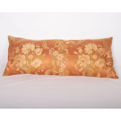 Antique Pillow Case Made from an Early 20th C. Silk Brocade