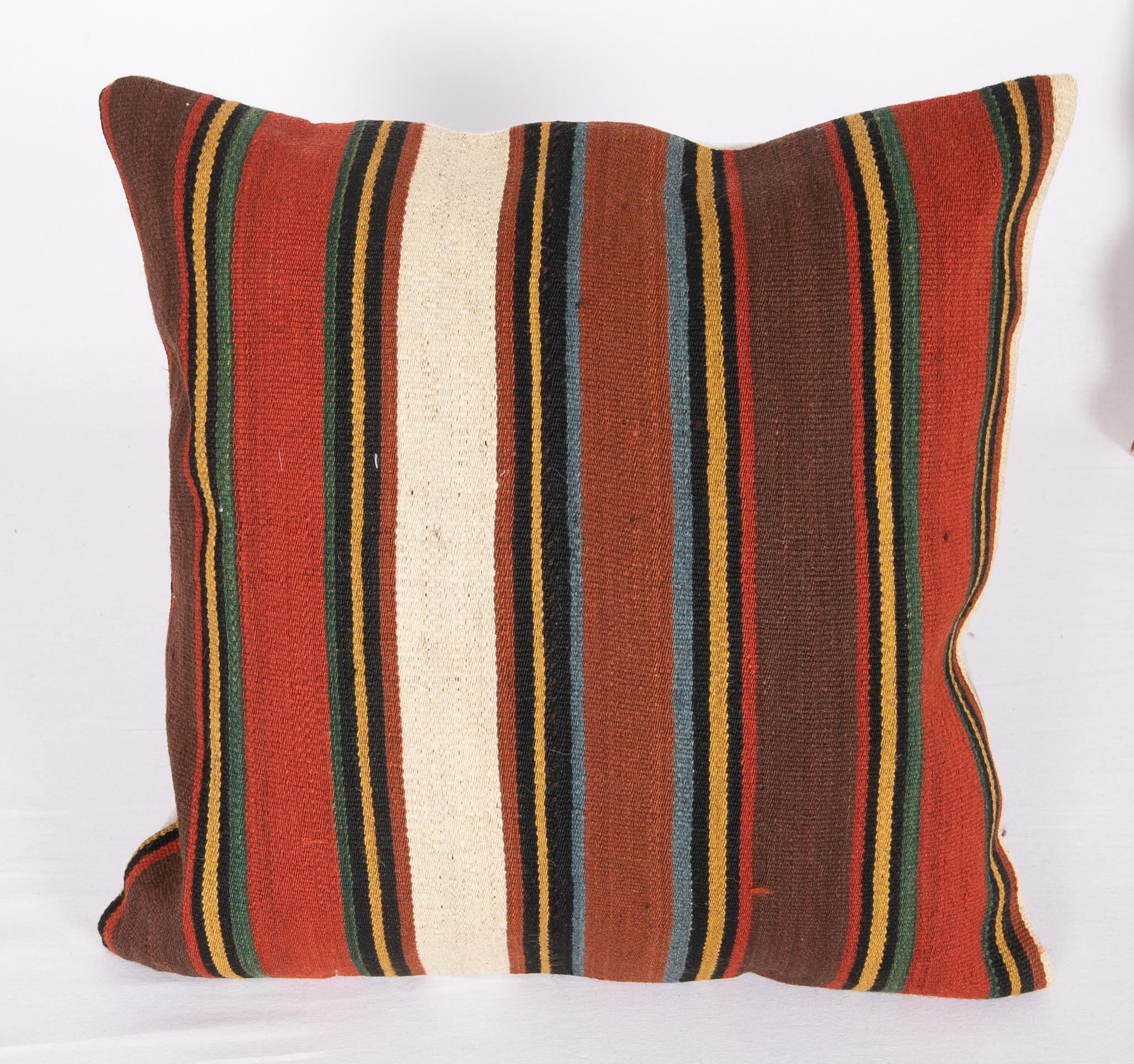 Hand-Woven Antique Pillow Cases Made from a South Caucasian Kilim, Late 19th C