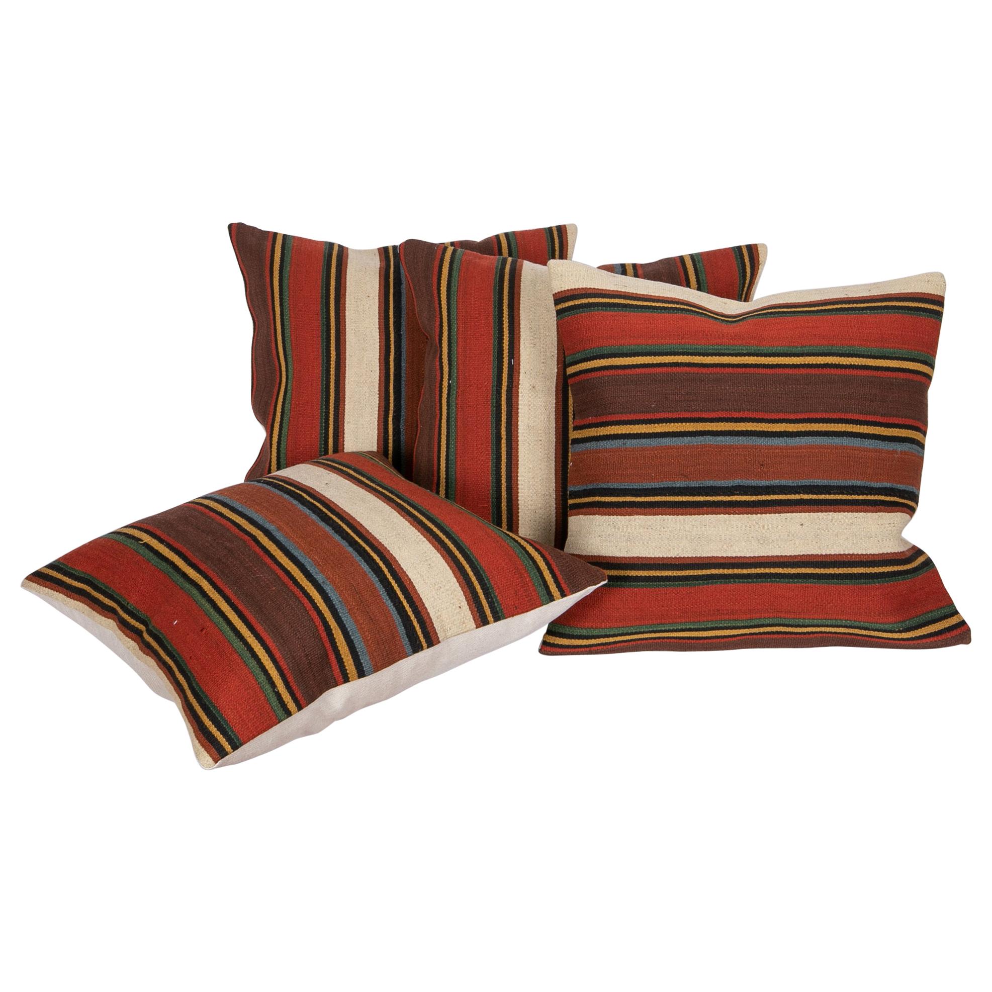 Antique Pillow Cases Made from a South Caucasian Kilim, Late 19th C