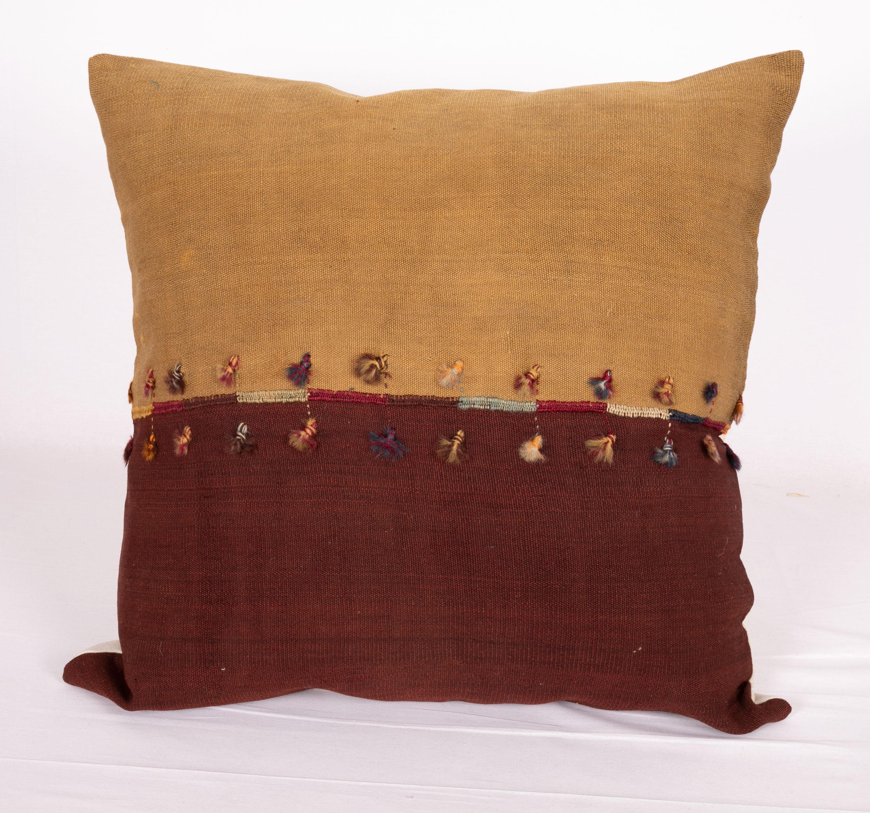 Kilim Antique Pillow Cases Made from an Eastern Anatolian Cover, Late 19th Century