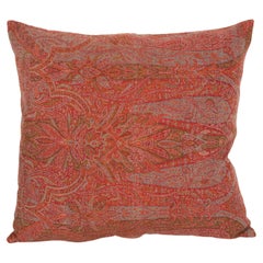 Antique Pillow Cover made from a European Wool Paisley Shawl, L 19th/ E.20th C