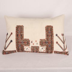Antique Pillow Cover Made from an Eastern European Dress Front, Early 20th C