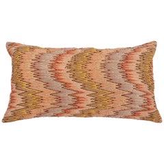 Antique Pillow Made from 18th-19th Century Italian Bargello Flame Stitch