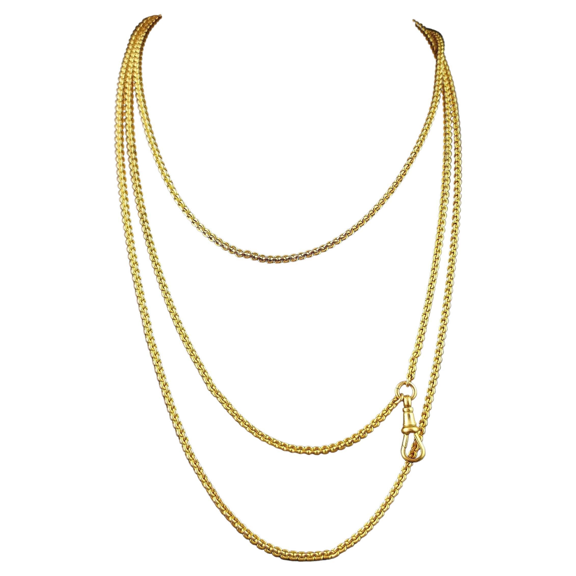 Pinchbeck Chain Necklaces