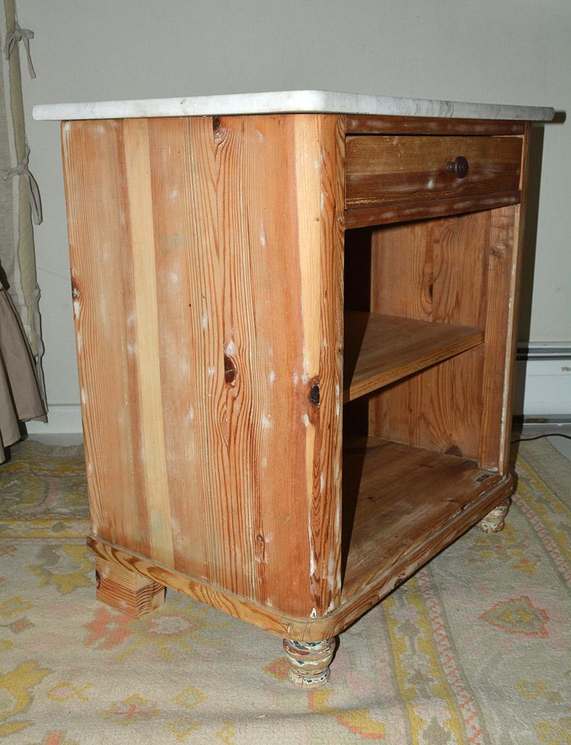 antique pine nightstand