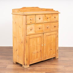 Antique Pine Apothecary Cabinet Sideboard Small Buffet from Sweden