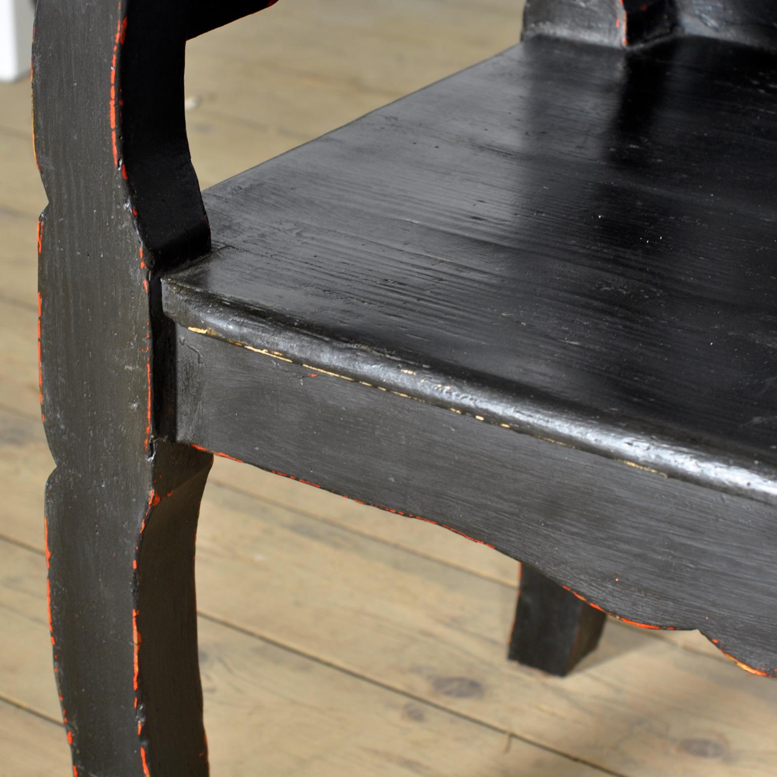 Banc ancien en pin, années 1900 en vente 2