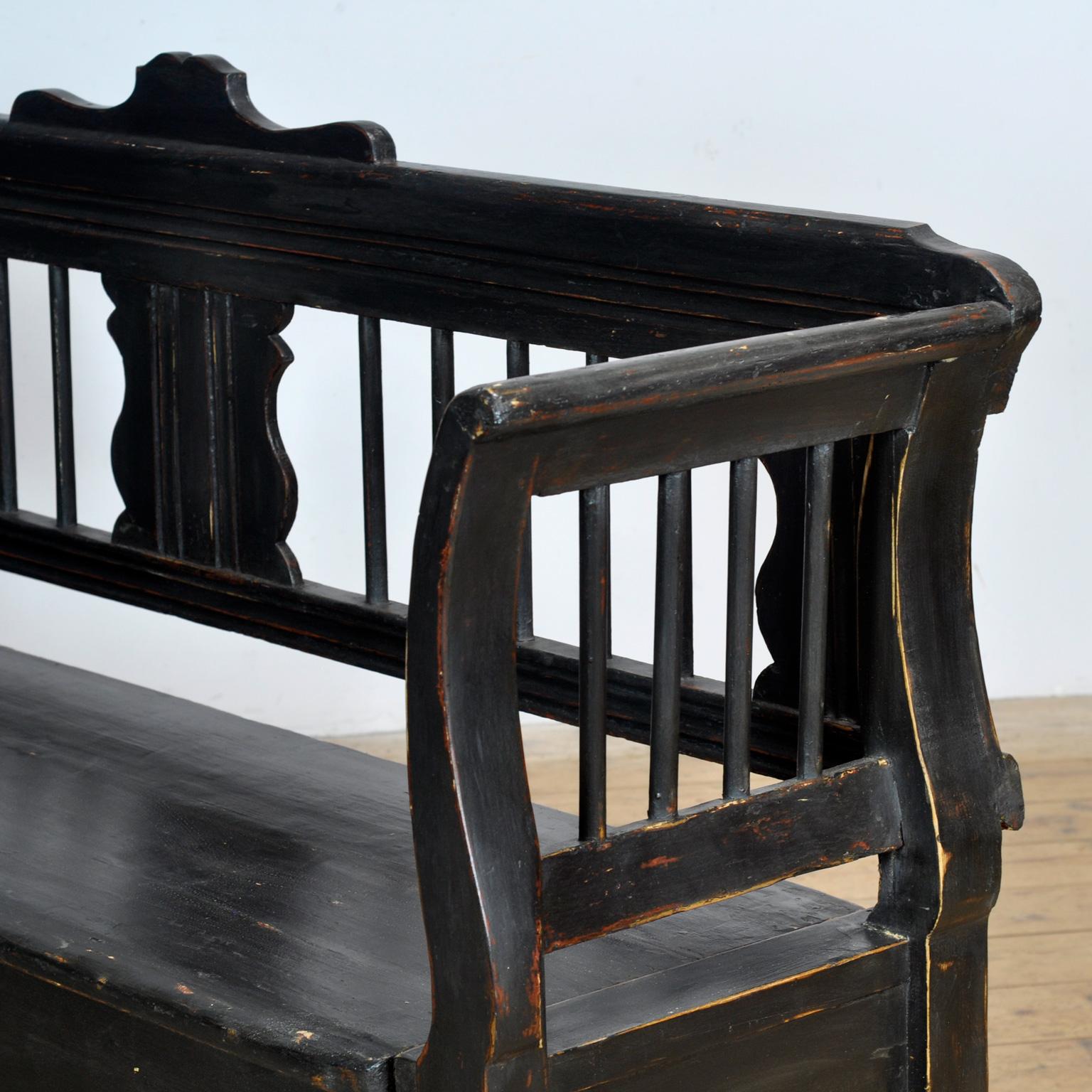Banc antique en pin, années 1900 en vente 5