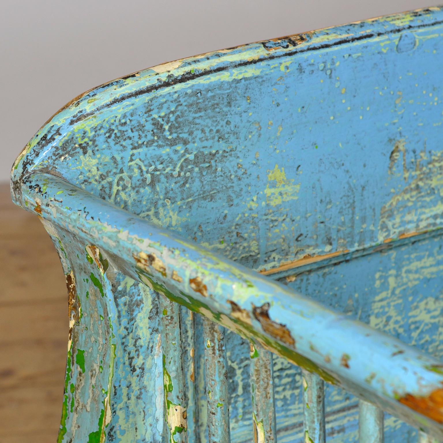 Banc en pin ancien, années 1900 en vente 6