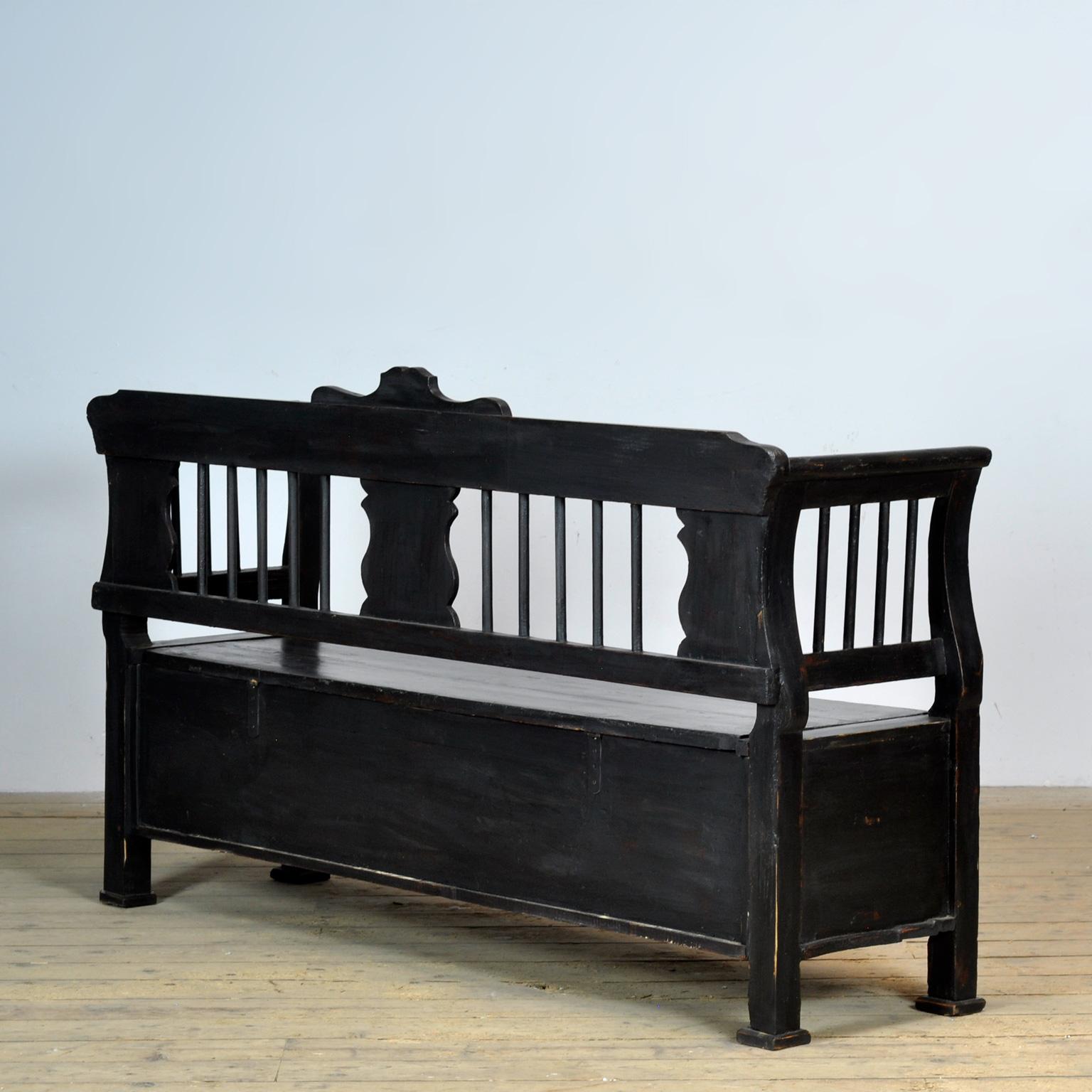 Banc antique en pin, années 1900 en vente 10