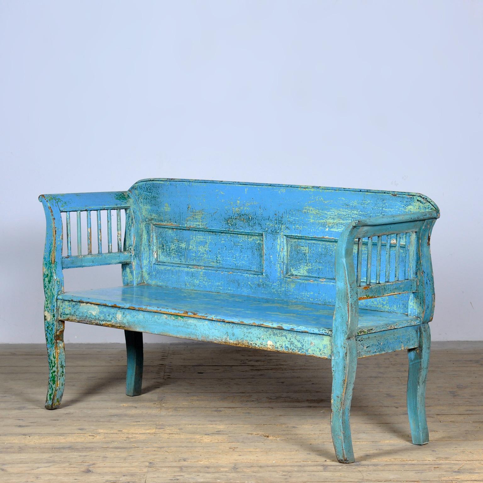 Hongrois Banc en pin ancien, années 1900 en vente