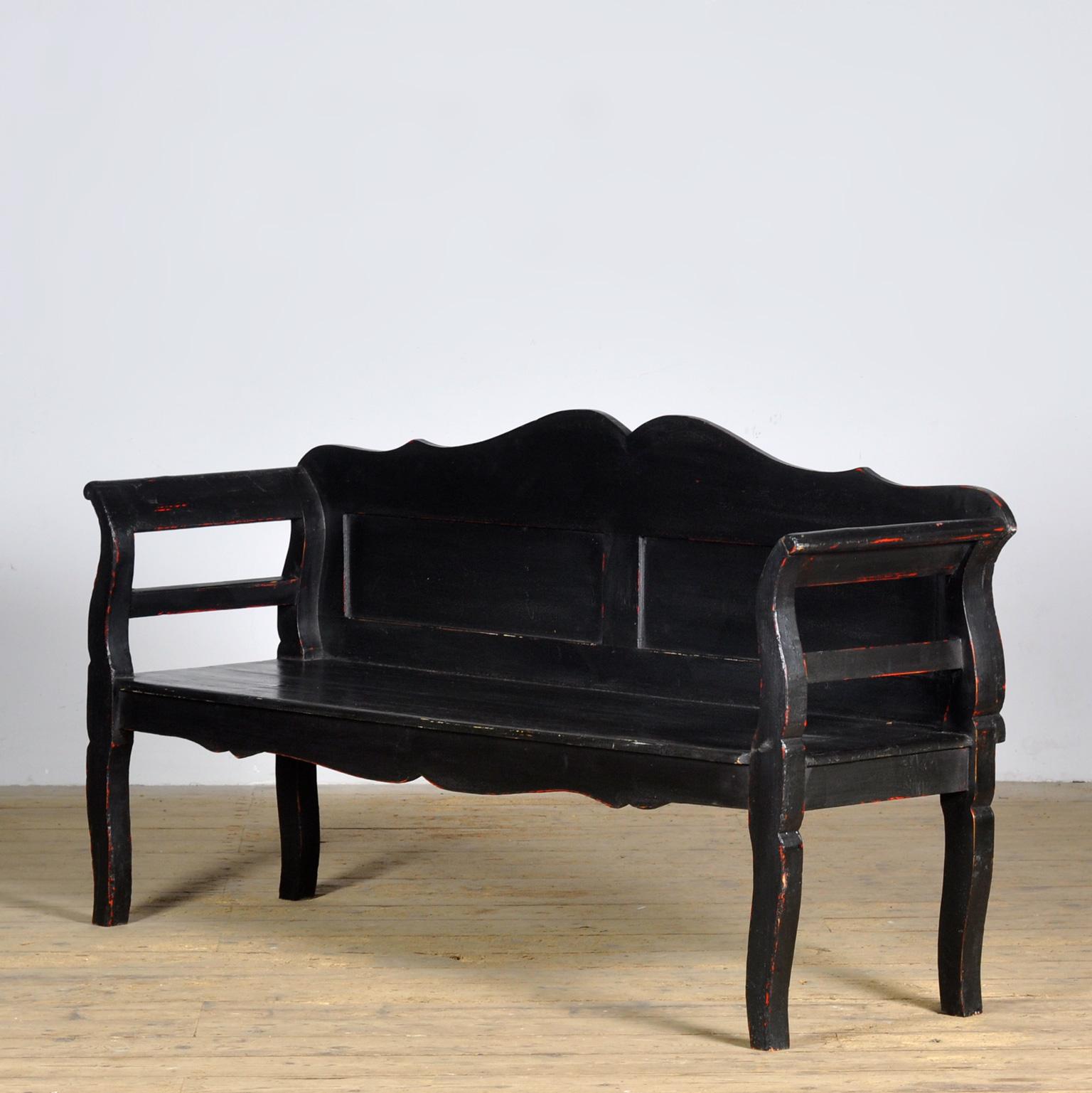 Hongrois Banc ancien en pin, années 1900 en vente
