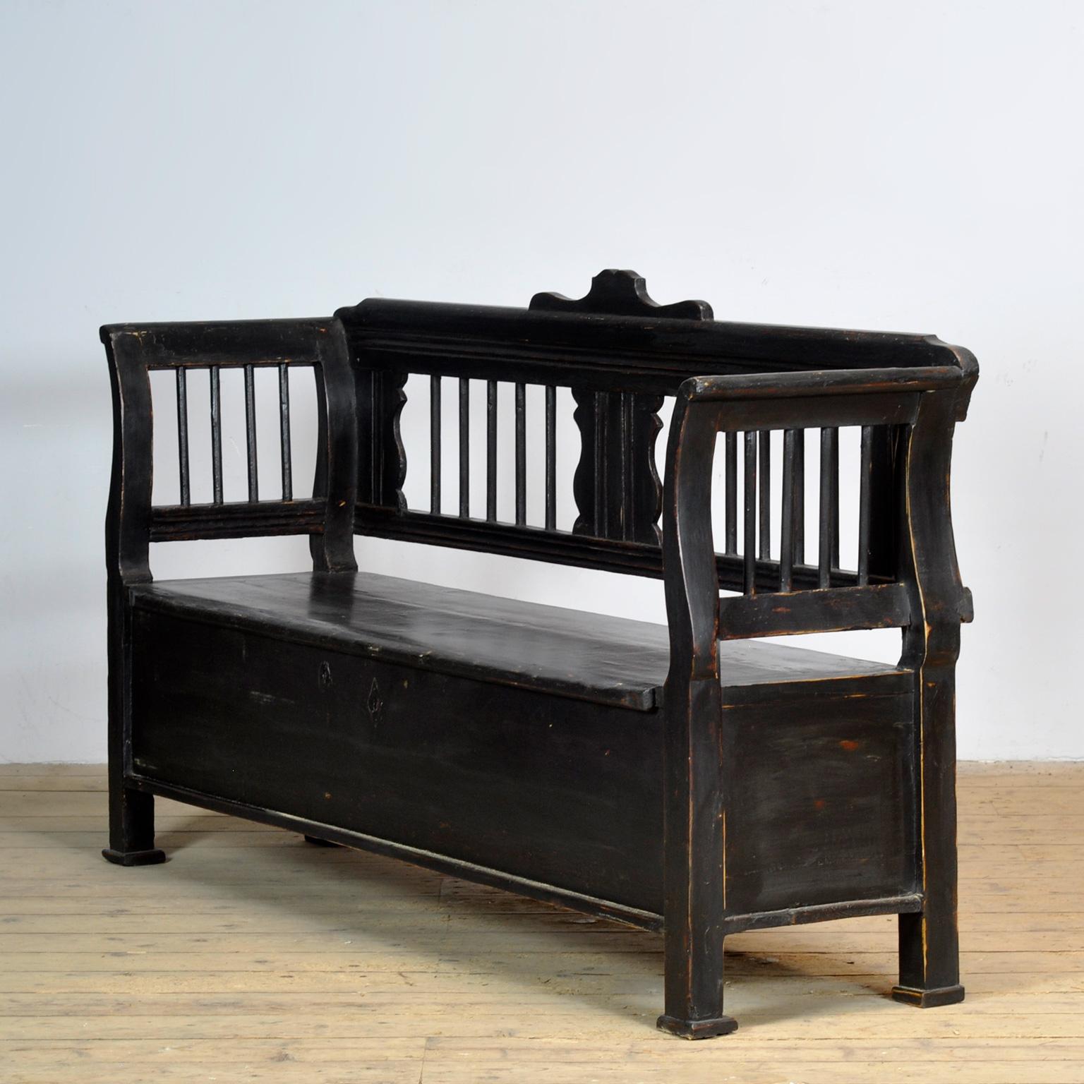 Hongrois Banc antique en pin, années 1900 en vente