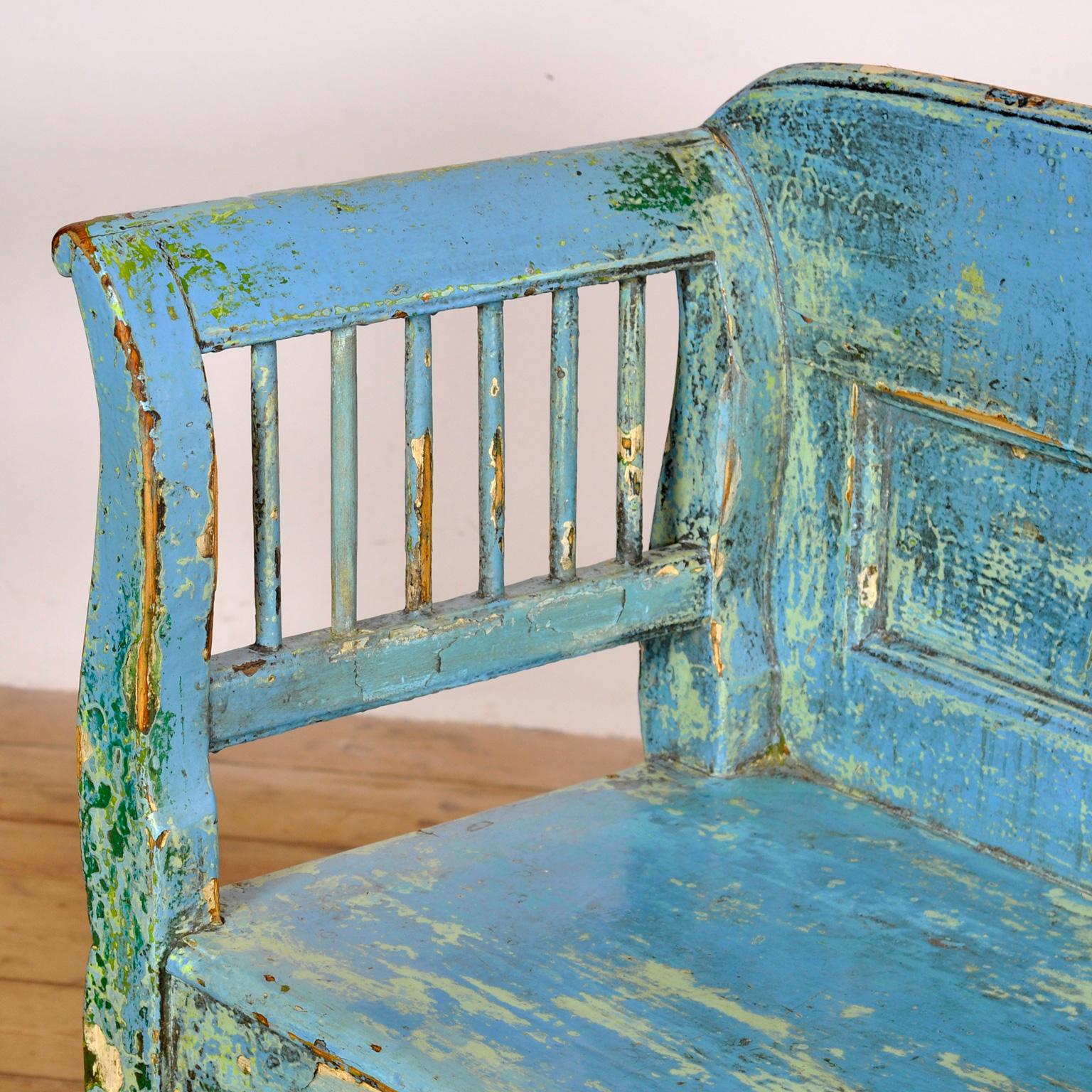 Banc en pin ancien, années 1900 Bon état - En vente à Amsterdam, Noord Holland