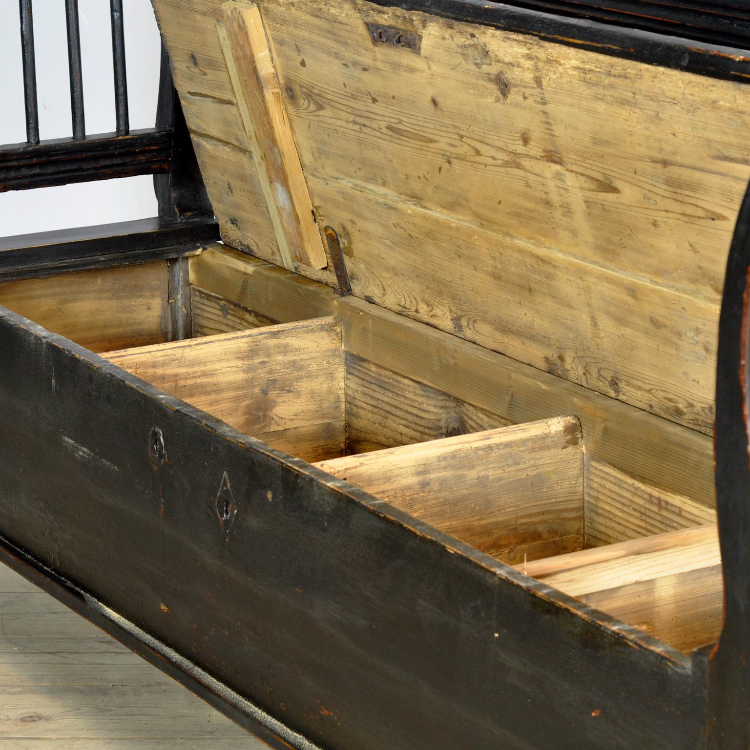 Banc antique en pin, années 1900 Bon état - En vente à Amsterdam, Noord Holland