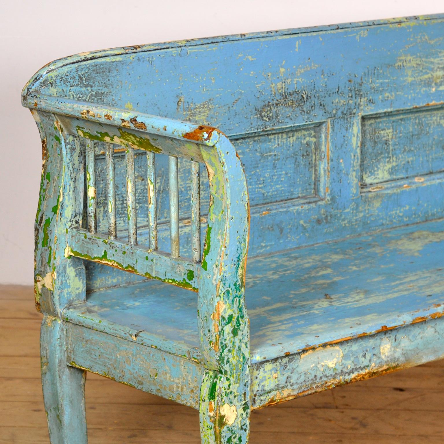 Début du 20ème siècle Banc en pin ancien, années 1900 en vente