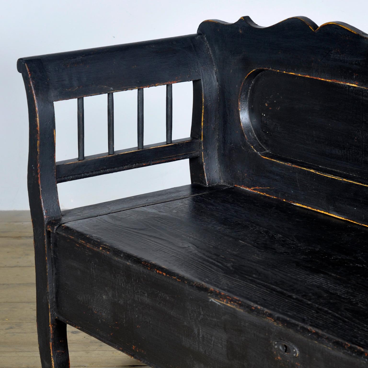 Début du 20ème siècle Banc en pin ancien, années 1900 en vente
