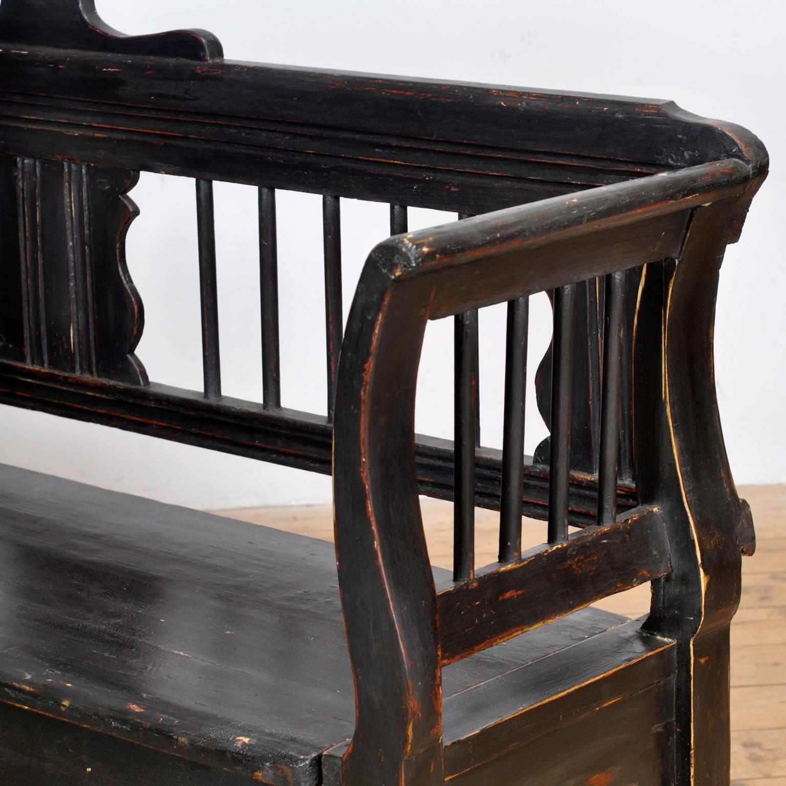 Début du 20ème siècle Banc antique en pin, années 1900 en vente