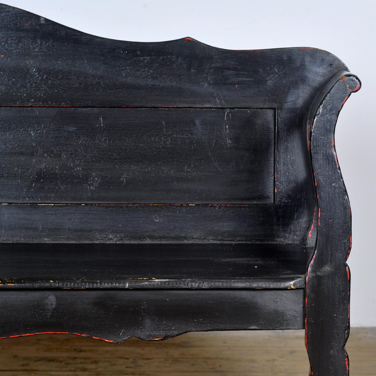 Banc ancien en pin, années 1900 en vente 1