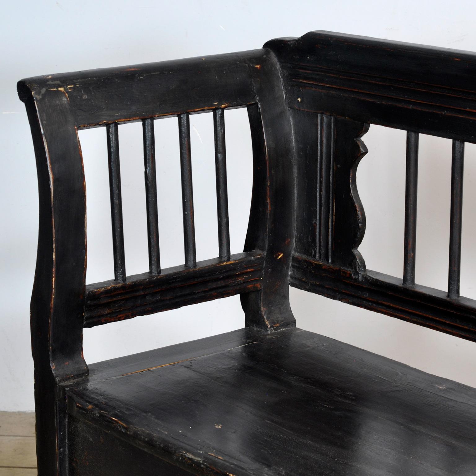 Banc antique en pin, années 1900 en vente 1