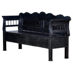 Banc antique en pin, années 1900