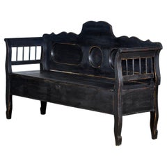 Antique Pine Bench, 1900s