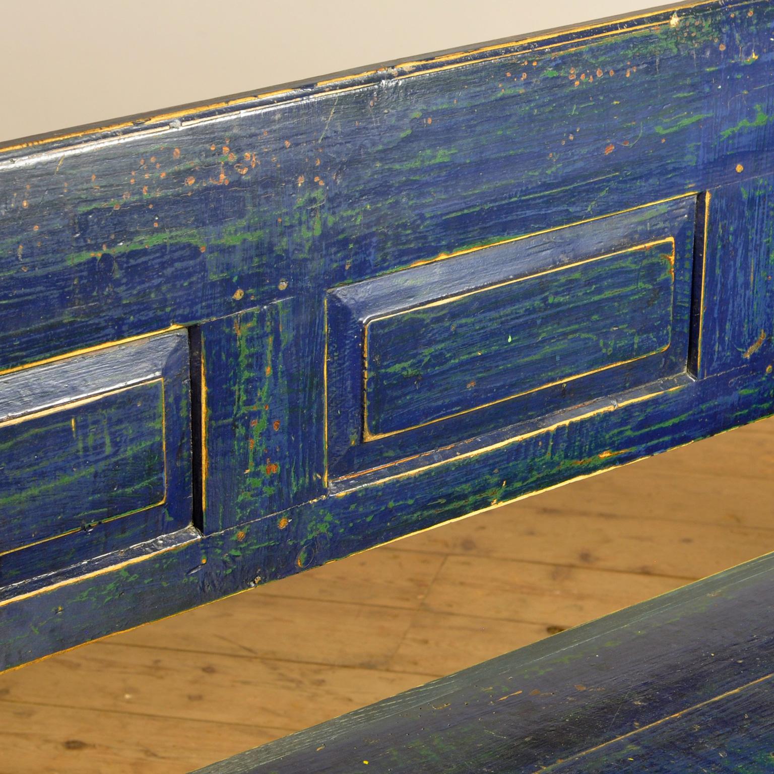 Antique Pine Bench, 1920s For Sale 4