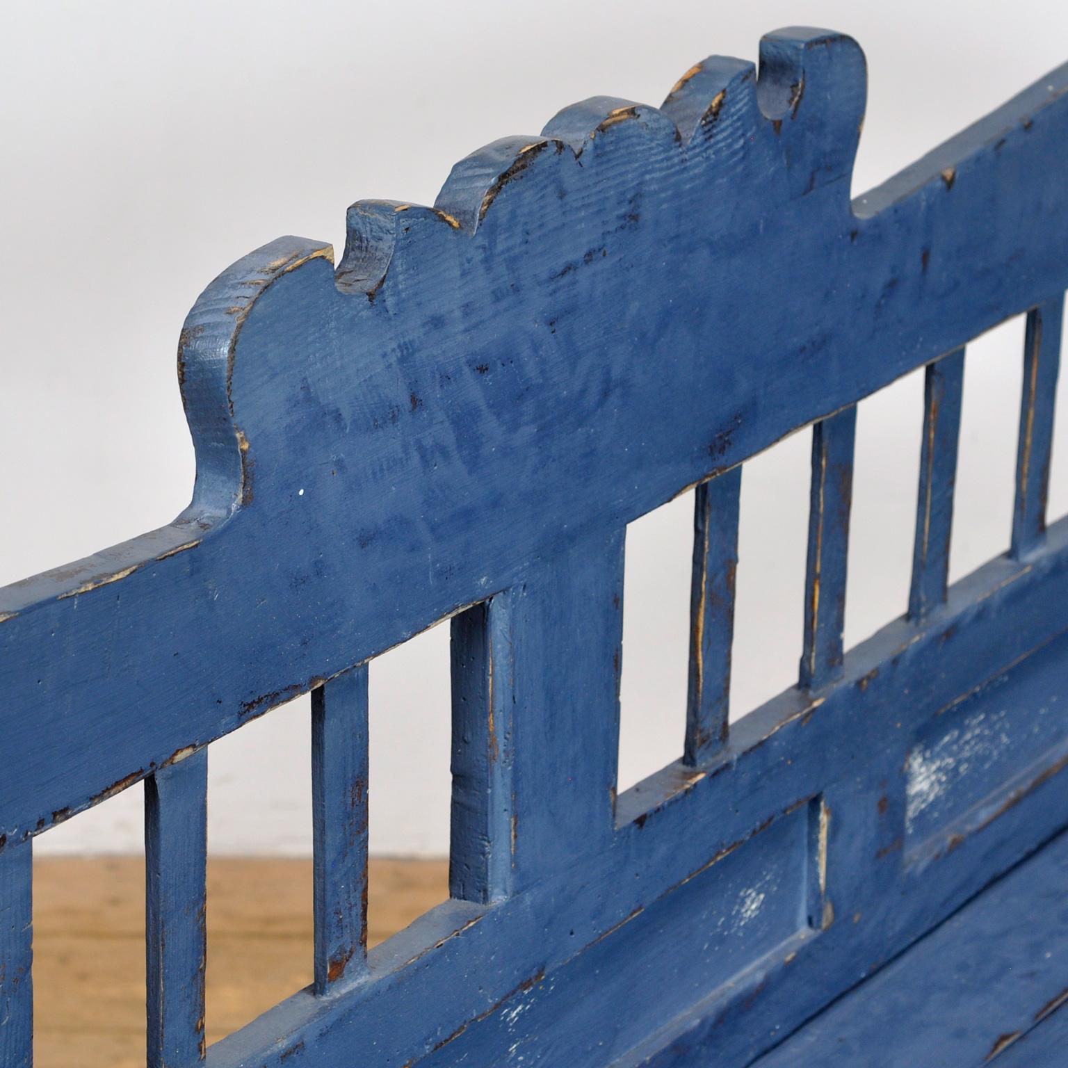 Antique Pine Bench, 1920s 3