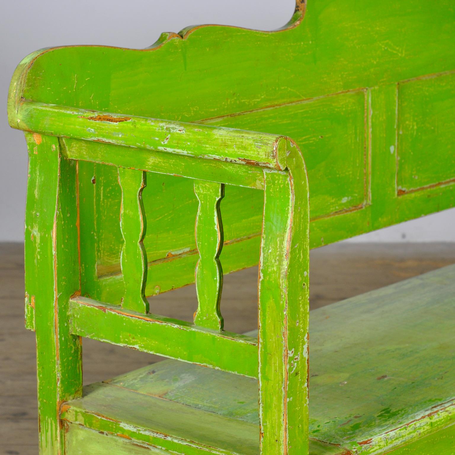 Antique Pine Bench, 1920’s For Sale 3