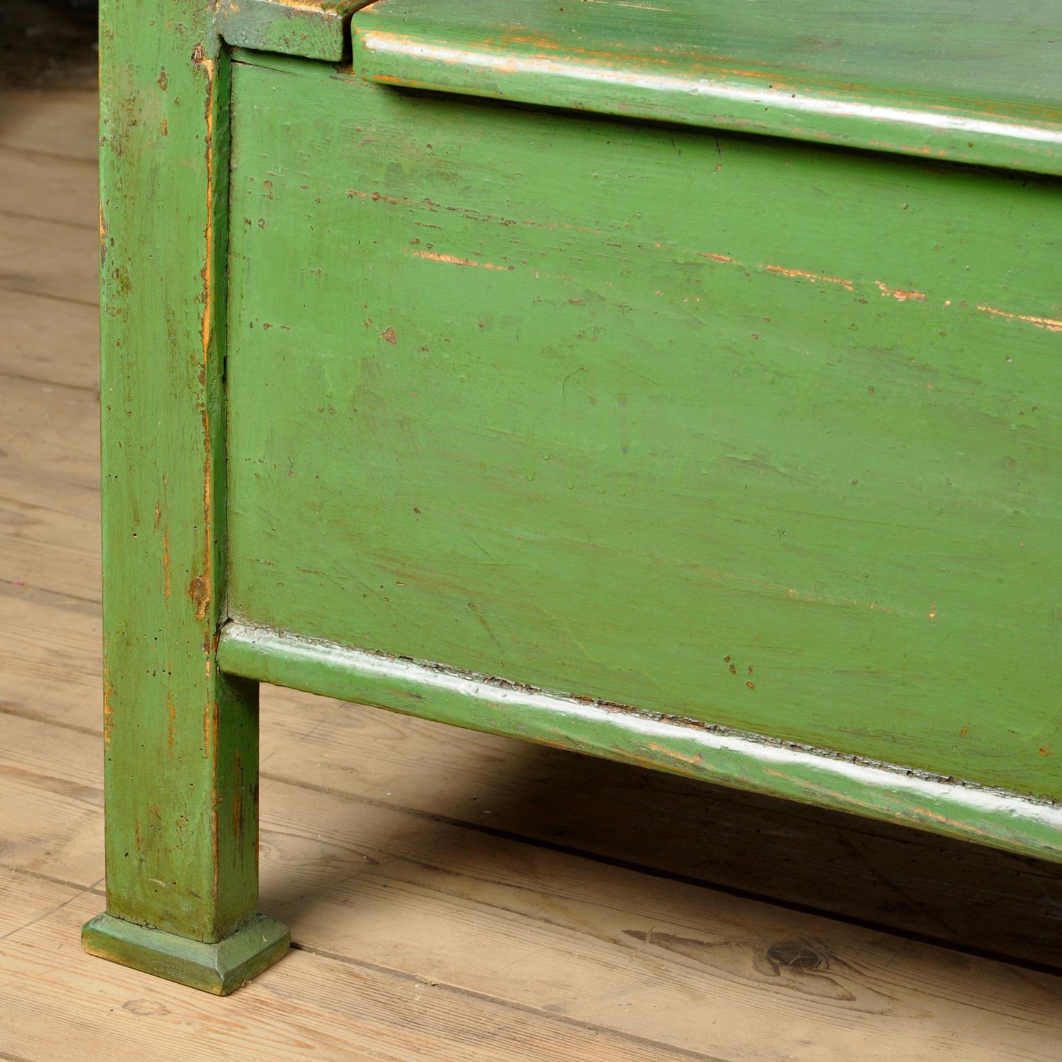 Antique Pine Bench, 1920s 6