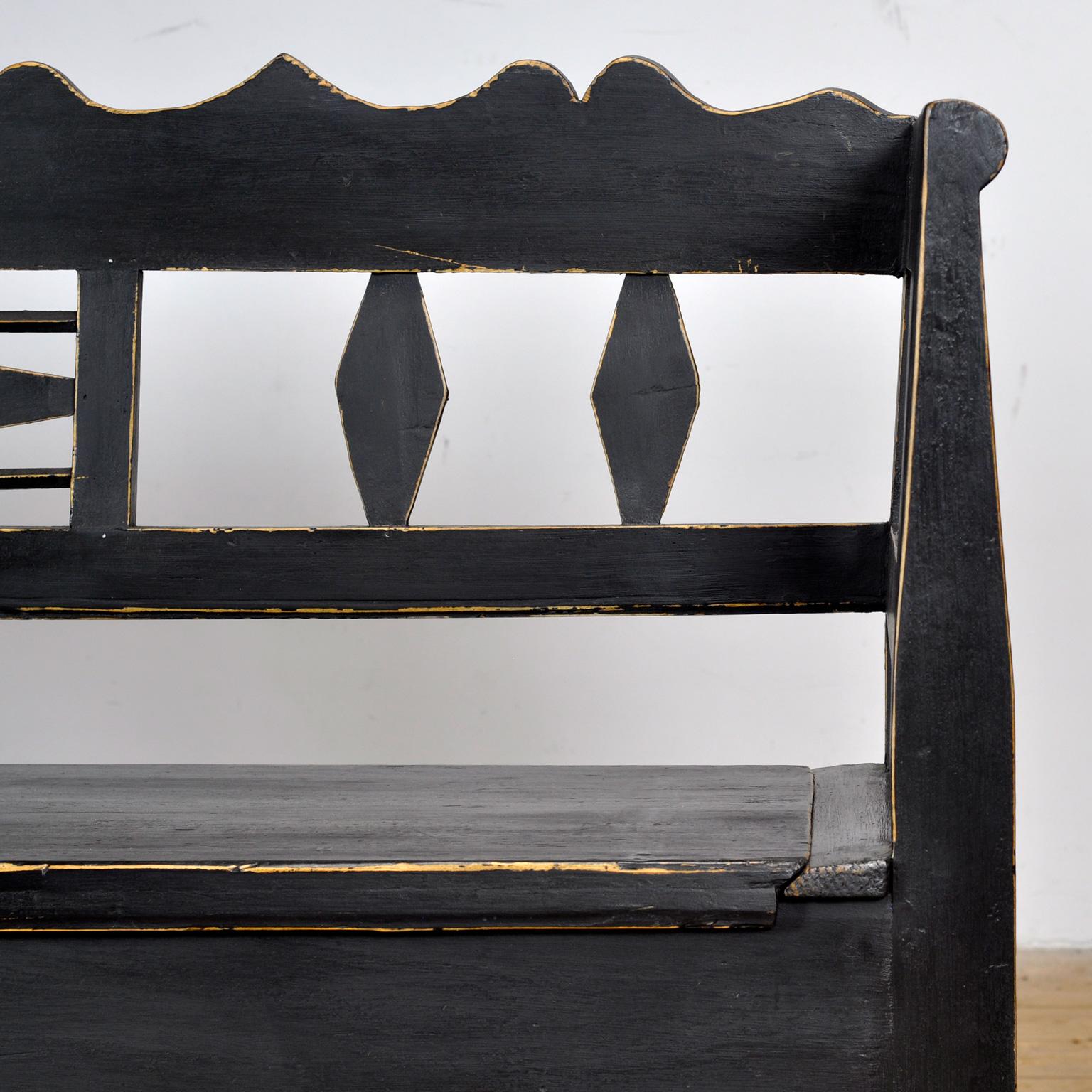 Antique Pine Bench, 1920’s 5