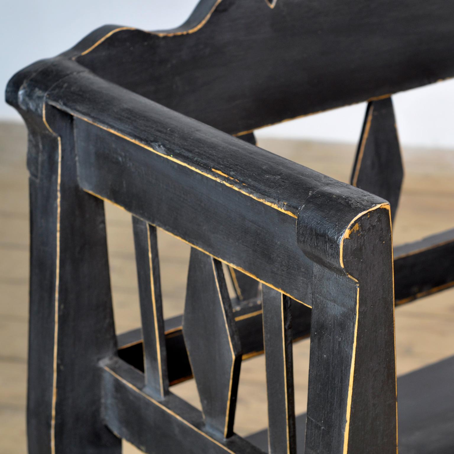 Antique Pine Bench, 1920’s 7