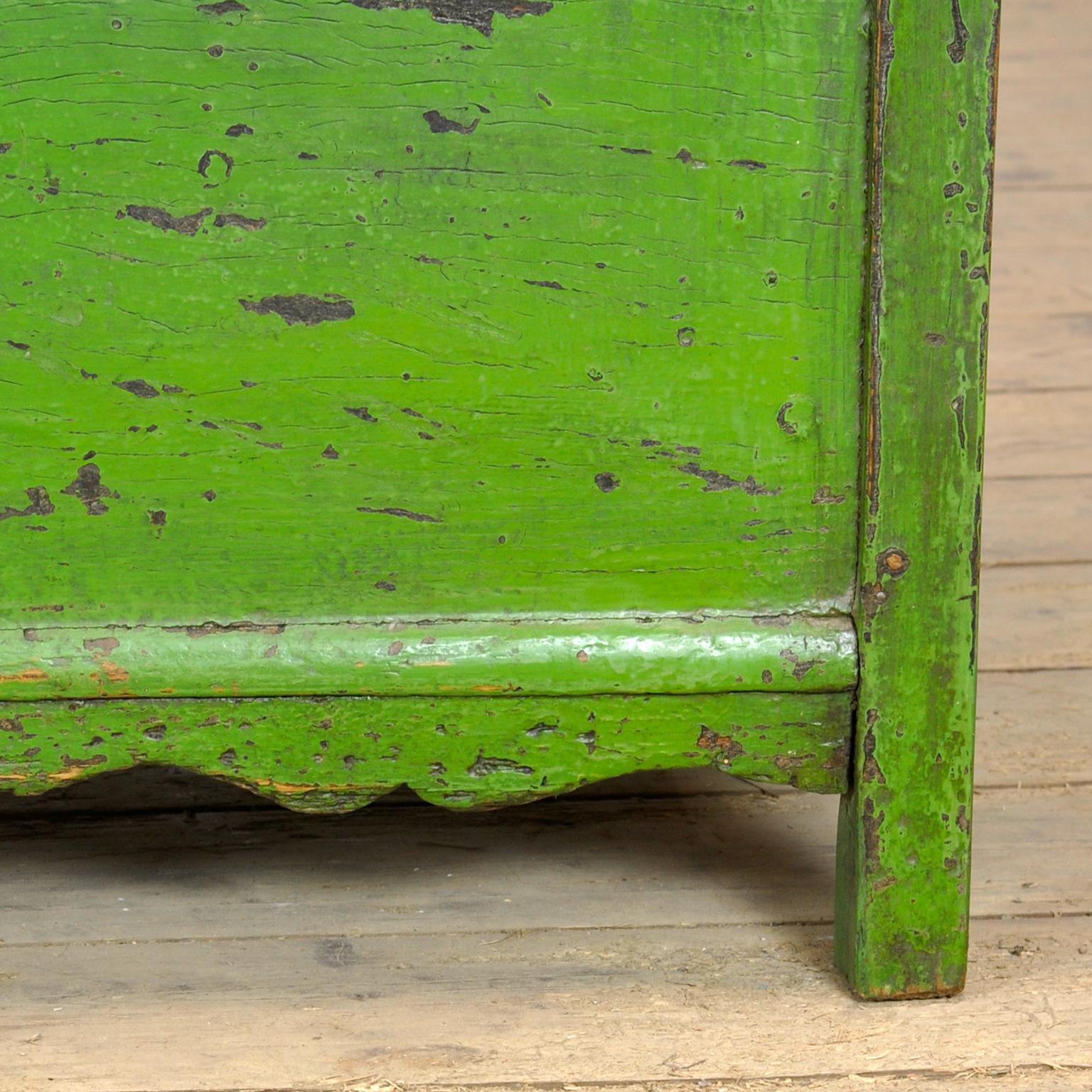 Banc en pin ancien, années 1920 en vente 9